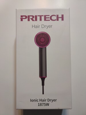 PRITECH Ionic Hair Dryer 1875W NEW Open Box