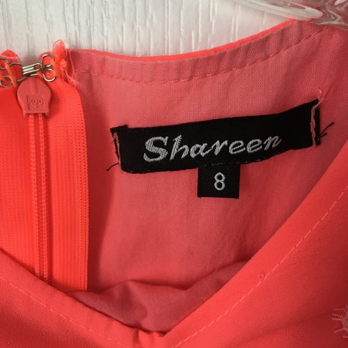 Shareen Romper Size 8 Orange with Lace Detail Shorts - Picture 3 of 7