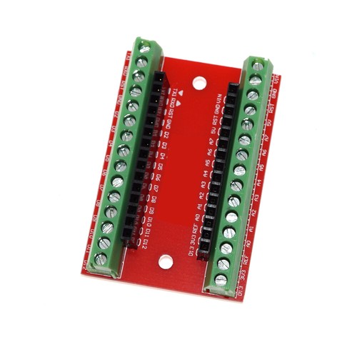 MODULO ADATTATORE MORSETTI A VITE PER ARDUINO NANO ESPANSIONE MORSETTIERA - Foto 2 di 3