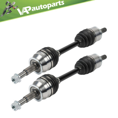 2x Front Driver & Passenger Side CV Axle Assembly For 2017-2020 Nissan Titan