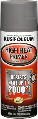 Rust-Oleum 249340 Automotive 12-Ounce High Heat Primer Spray Paint, Gray