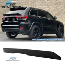 Fits 14-22 Grand Cherokee DuckBill ABS Rear Mid Spoiler Trunk Lip - Matte Black