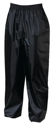 IXS Crazy Evo Surpantalon Moto Pluie Noir Gr. M, Pliable Faible Encombrement - Photo 1/4
