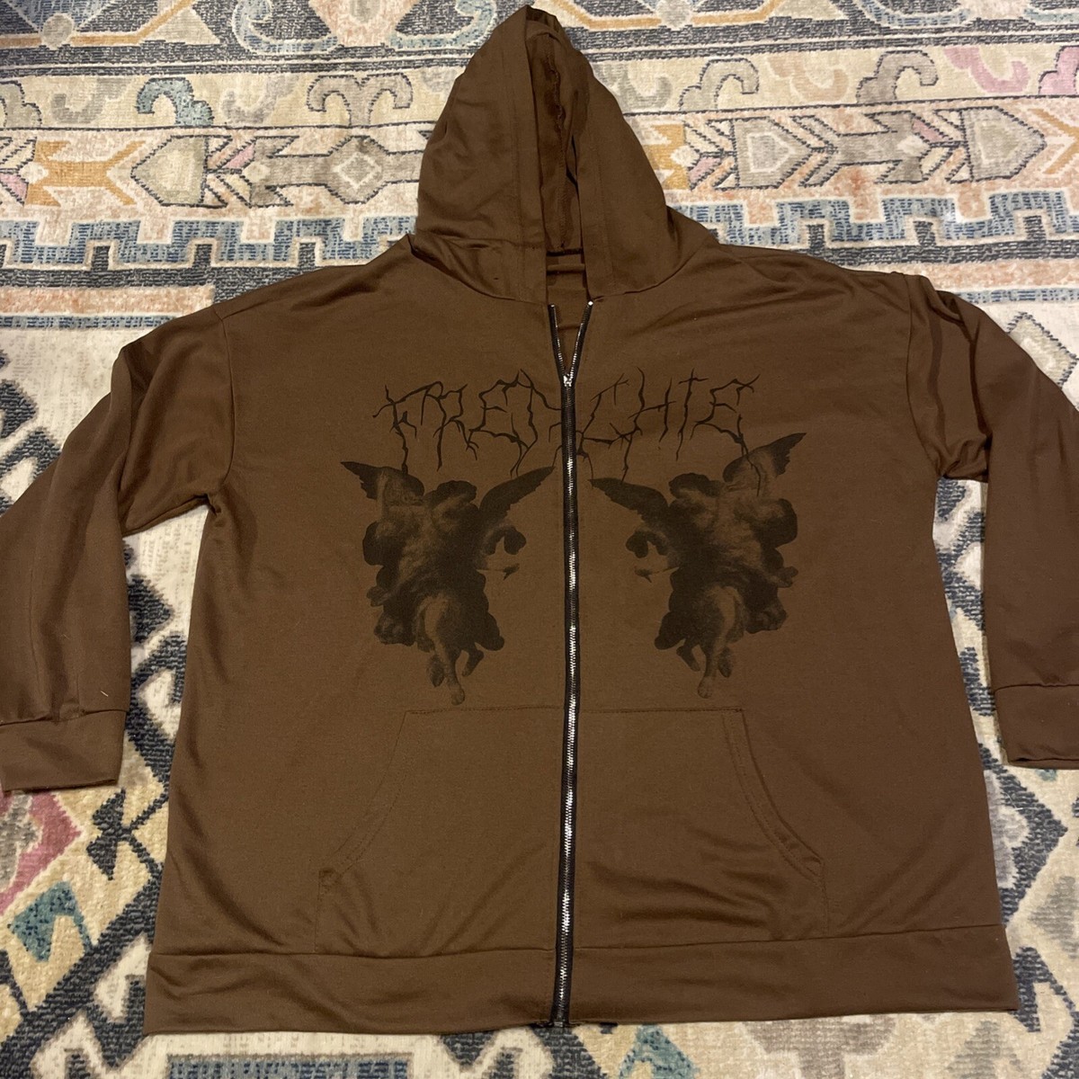 Y2K grunge double zip foodie jacket 裏原 51N07I2Vd0L._UY350_.jpg