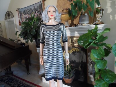 Missoni Black & White Pattern Knit Sheath Dress Size IT 40 - US 4 | eBay