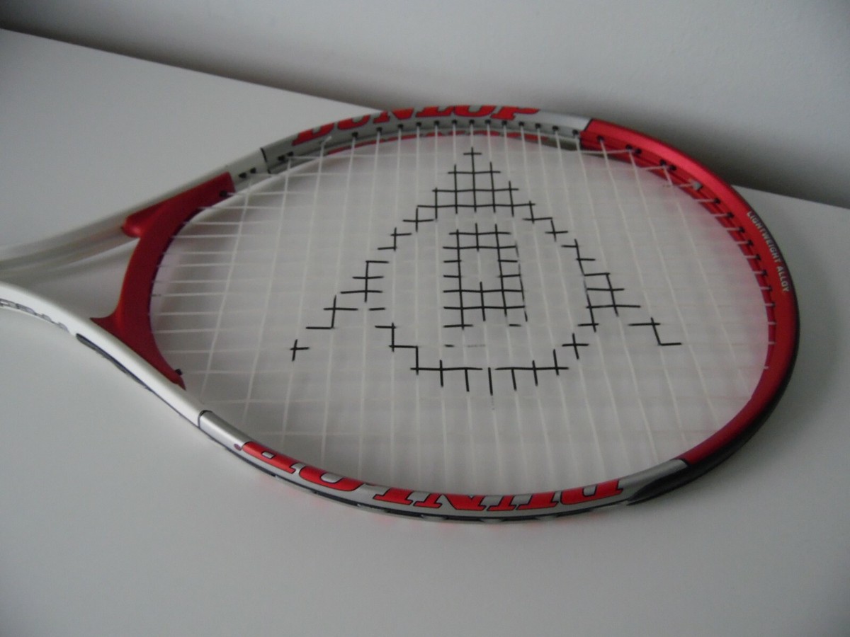 Raquette De Tennis Dunlop Precision Avec Sac De Transport - Alliage Vibrotech - Utilisée Une Fois - Occasion Excellente