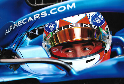 Esteban Ocon ''Alpine 2022'' autograph signed 20x30 cm picture