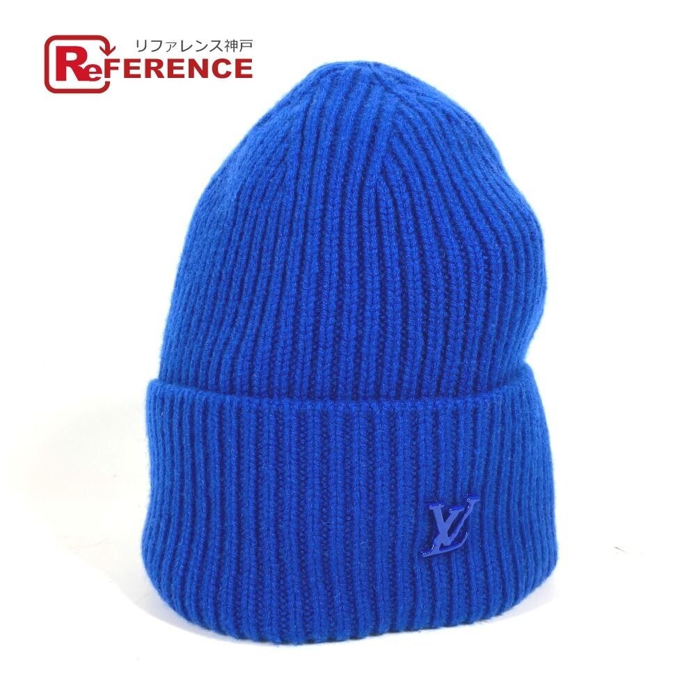 Louis Vuitton Beanie Bonnet LV Ahead M77957 Blue Cashmere Knit Hat