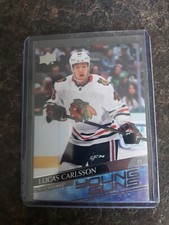 2020-21 Upper Deck Series 1 Young Guns YG Lucas Carlsson RC Card# 212