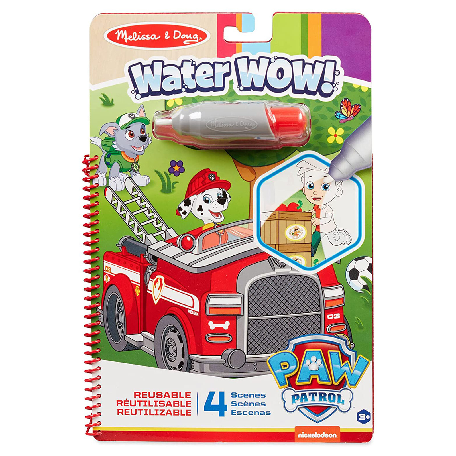 Melissa And Doug Paw Patrol Water Wow Marshall Многоразовый набор для занятий НОВЫЕ игрушки 2690₽