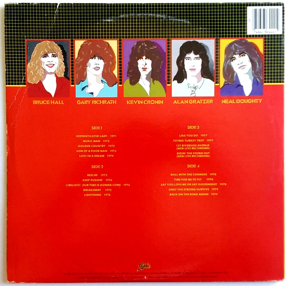 R.E.O. SPEEDWAGON - A Decade Of Rock And Roll 1970 To 1980 - 2xLP 1980 Epic Rock - Image 2 of 4