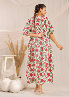 Summer Cotton Kaftan, Beach Cover Up Short Wear Pink Block Print Resort Wear | eBay Summer Cotton Kaftan, Beach Cover Up Short Wear Pink Block Print Resort Wear | eBay