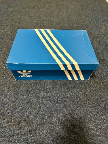 Adidas Gazelle Azul y Blanco Tres Rayas Caja de Zapatos Vacía Reino Unido 11.5 en Caja Adidas