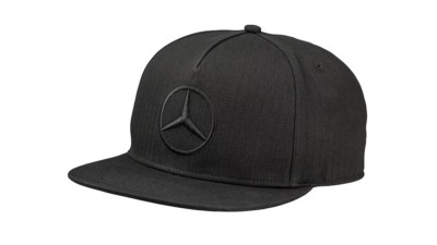 Original Mercedes Flat Brim Cap schwarz - NEU
