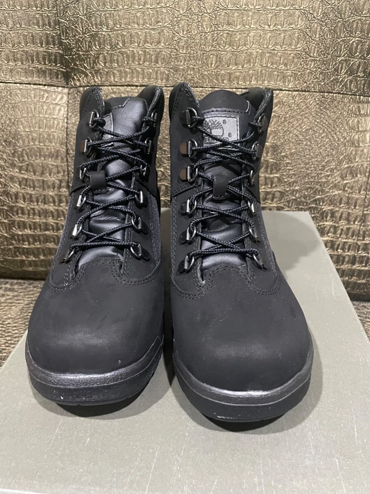 BOTA DE CAMPO TIMBERLAND 6" TB044990 NUEVA NIÑO NEGRA NOBUCK NUEVA 44990 Foto 2 de 4