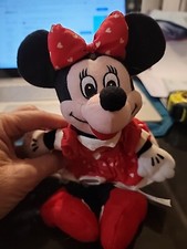 Disney Store Valentines Day Minnie Mouse 8" Mini Bean Bag Plush, Vtg