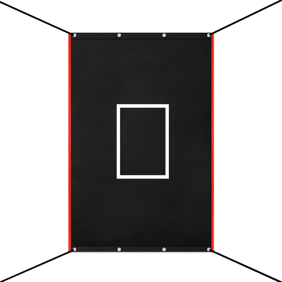 4 X 6 Ft Vinyl Backstop Heavy Duty Batting Cage Backstop Baseball eBay