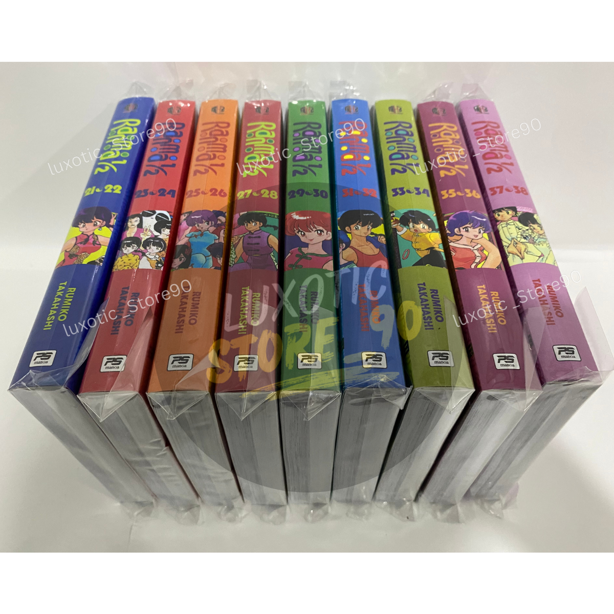 Ranma 1/2 Manga English Volume 21-38 by Rumiko Takahashi Comic