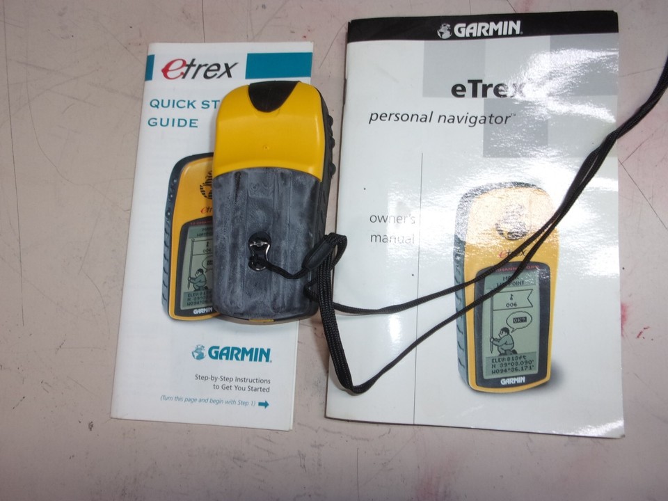 Garmin eTrex Personal Navigator Yellow 12 Channel Handheld GPS eBay