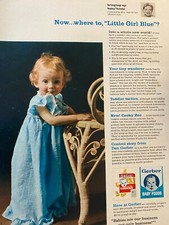 Gerber Baby Food, Foods, Full Page Vintage Print Ad