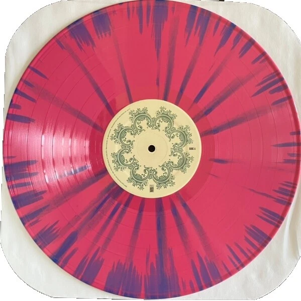 Discos de vinilo rosa