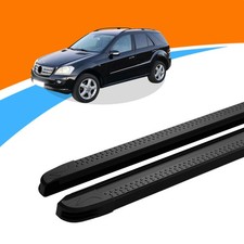 Trittbretter passend für Mercedes ML W164 ab 07/2005-12/2011 MAJA Schwarz mit AB