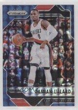 2016-17 Panini Prizm Mosaic Blue Damian Lillard #14 fm0