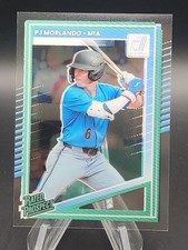 2025 Donruss Baseball PJ Morlando #168 Clearly Acetate Clear Parallel Miami