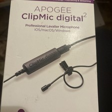 Apogee Electronics ClipMic digital2 Premium Lavalier Mic for iOS, Mac Window
