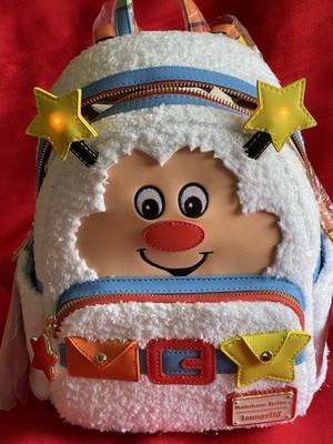 Loungefly Rainbow Brite  Twink Plush Cosplay Light Up Mini Backpack NWT