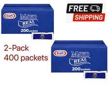2x Kraft Mayo Real Mayonnaise Single Serve Packets, 0.44 Oz, 200/Box