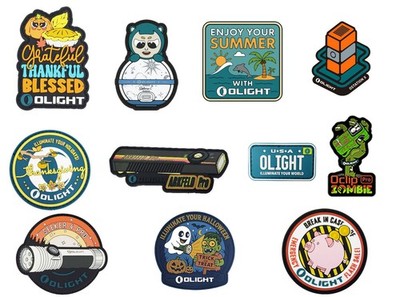 Olight Patches Bundle: 16 Different Patches