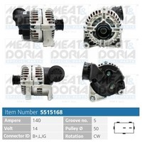 Meat & Doria Generator FüR BMW 3Er Cabriolet E46 320 Ci 330 320I 323I E39 523I