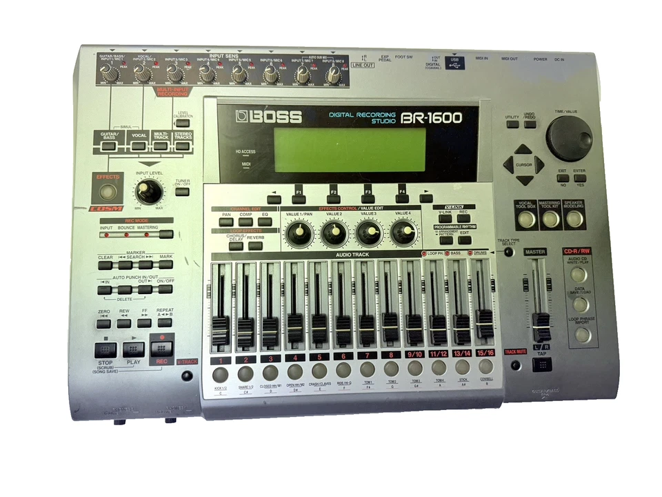BOSS BR-1600CD Digital Record Studio Multi Track Recorder  - Image 2 of 4