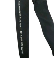 lululemon Very RARE Black/white Base Push All Out Leggins Size  4