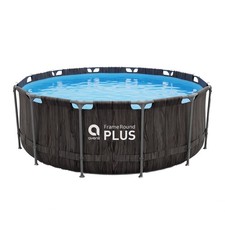 Pool Framepool Aufstellpool rund 366x100cm Schwimmbad Schwimmbecken ohne …