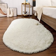 Fluffy Rugs for Bedroom, Shag Cute Area Rug for Girls/Boys and Kids Baby Room