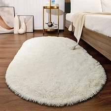  Fluffy Rugs for Bedroom, Shag Cute Area Rug for Girls/Boys and Kids Baby Room 