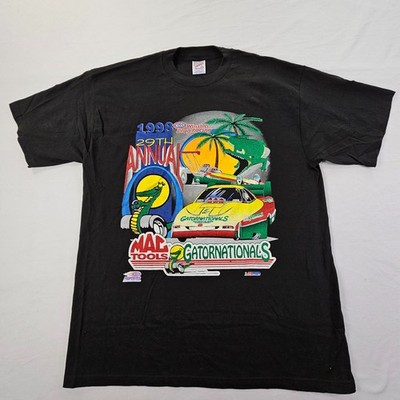 1998 Gatornationals Winston Drag Racing Black Short Sleeve T-Shirt Men's L