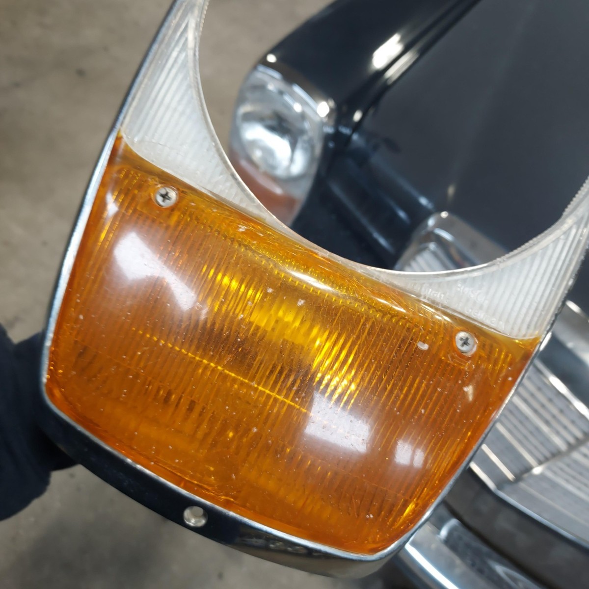 1969 1973 Mercedes W114 W115 Headlight Surround Bezel Trim