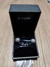 Orecchini con perla e brillanti pendenti