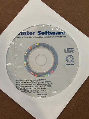 Epson Stylus C82 Printer Software Installation CD