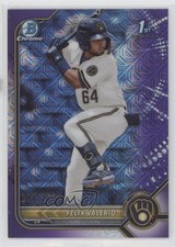 2022 Bowman Chrome Prospects Mega Box Purple Mojo Refractor Felix Valerio fm0