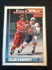 1991-92 O-Pee-Chee Valeri Kamensky #513 Rookie RC Quebec Nordiques Rookie PWE