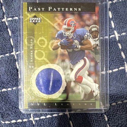 Upper Deck 2001 NFL Legends Andre Reed Past Patterns PP-AR Game-Used Jersey