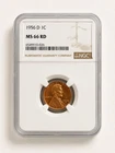 1956 D Lincoln Cent - NGC 66 RD