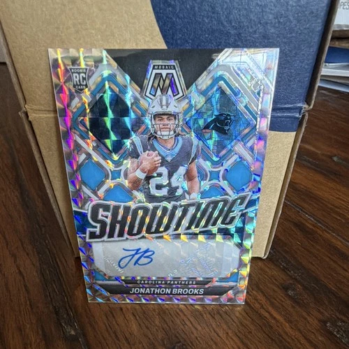Panini Mosaic 2024 Jonathon Brooks Showtime Signatures Auto RC #SS-JBS