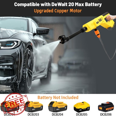 #ad Cordless Pressure Washer for DeWalt 20V Max Battery 1000PSI $129.18