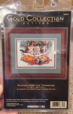 Dimensions Gold Collection Petites Cross Stitch Kit "Playing With The Trimmings"
