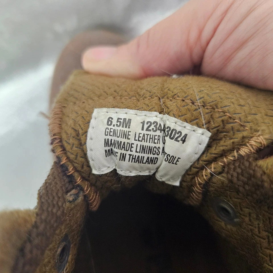 Timberland Leather Ankle Boots Brown Lace Up Casual Outdoor Size 6.5M - Image 4 of 4